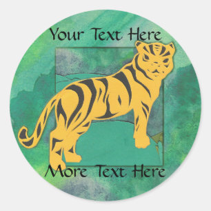 Autocollants de tigre