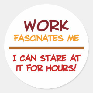 Autocollants de travail