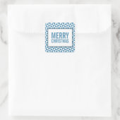 Autocollants de vacances Blue Modern Triangles (Sac)