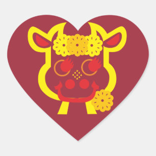 Autocollants de vache Suisse Svizzera Svizra