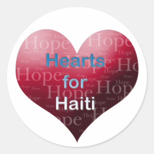 Autocollants de Valentine de soulagement du Haïti