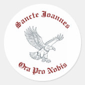 Autocollants de vin de Saint-Jean (Devant)