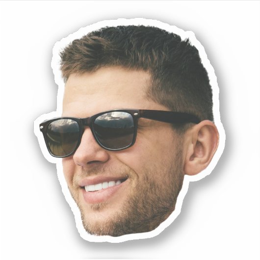 Autocollants de visage Confetti Décoration de fête (Devant)