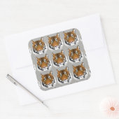 Autocollants de visage de tigre (Enveloppe)