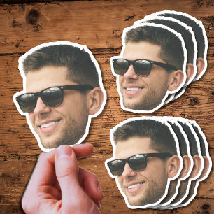 Autocollants de visage Décoration de fête confetti