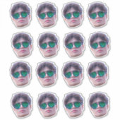 Autocollants de visage personnalisés, Autocollants (Devant)