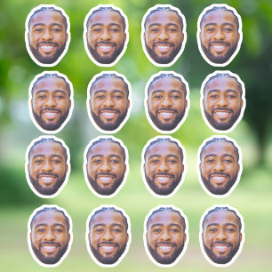 Autocollants de visage personnalisés, Photo de vis