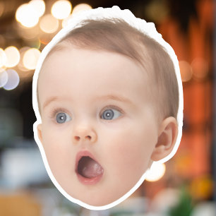 Autocollants de visage personnalisés, Photo de vis