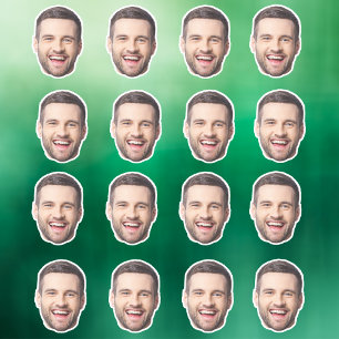 Autocollants de visage personnalisés, Photo de vis