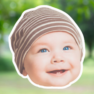 Autocollants de visage personnalisés Photo de visa