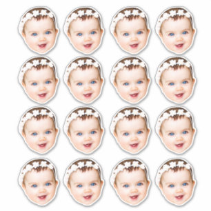 Autocollants de visage personnalisés Photo de visa