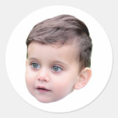 Autocollants de visage personnalisés Photo personn (Devant)