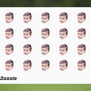 Autocollants de visage personnalisés Photo personn