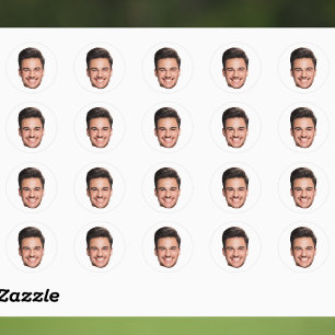 Autocollants de visage personnalisés Photo Visage