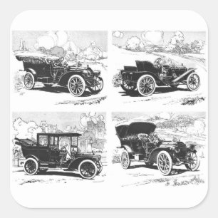 autocollants de voitures anciennes