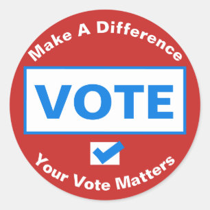Autocollants de vote