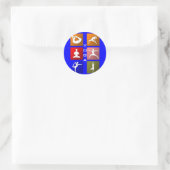 Autocollants de yoga (Sac)