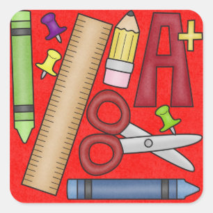 Autocollants d'école d'enfants