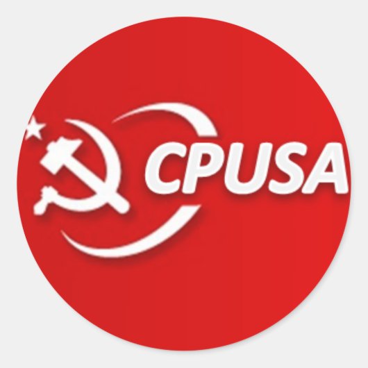 Autocollants des Etats-Unis de parti communiste (Devant)