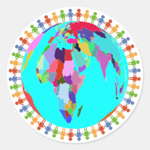 Autocollants des gens de la Terre