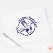 Autocollants des Muscles d'infirmières féminines (Enveloppe)