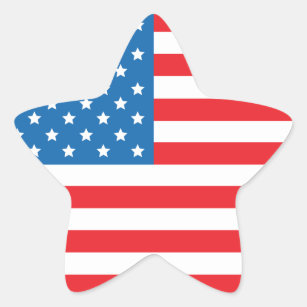Autocollants d'étoile de drapeau des Etats-Unis