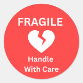Autocollants d'expédition Fragile Manipuler avec s (Devant)