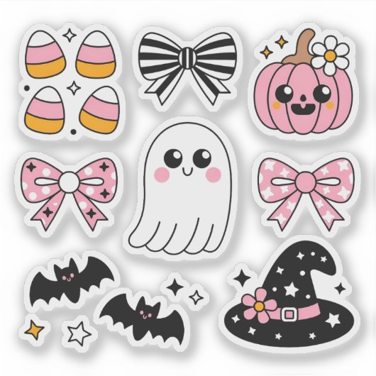 Autocollants d'Halloween (Devant)