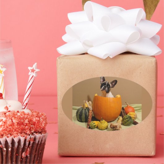 Autocollants d'Halloween pour bouledogues français (Fête)