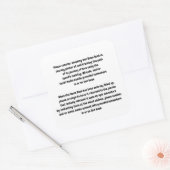 Autocollants d'instructions de couverture intérieu (Enveloppe)