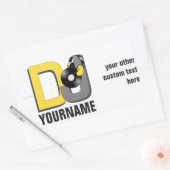 Autocollants DJ personnalisés (Enveloppe)