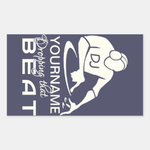 Autocollants DJ personnalisés