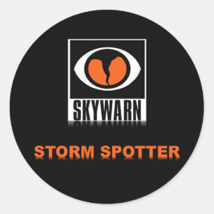 Autocollants d'observateur de tempête de SKYWARN