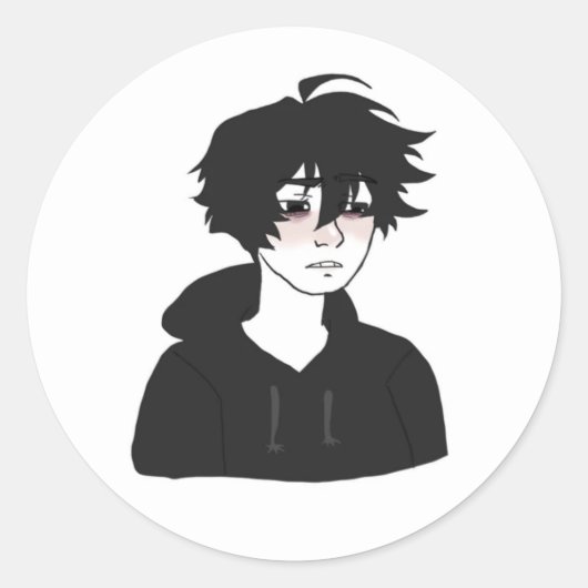 Autocollants Doomer boy wojak (Devant)