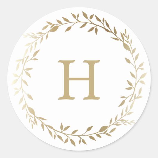 Autocollants d'or de vacances de la guirlande | (Devant)