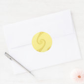 Autocollants Double Spirale Or Jaune (Enveloppe)