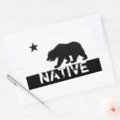 Autocollants d'ours noir blanc de Californie (Enveloppe)