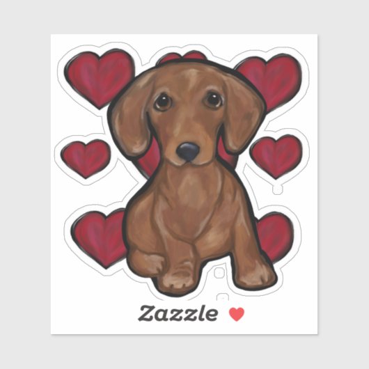 Autocollants Doxie (Feuille)