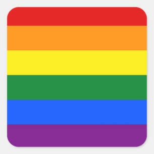 Autocollants Drapeau Arc-en-ciel