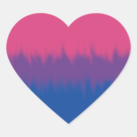 Autocollants drapeau bisexuel (Devant)