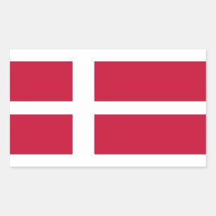 Autocollants du drapeau danois