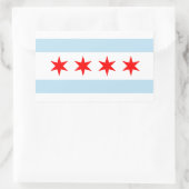 Autocollants du drapeau de Chicago (Sac)