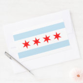 Autocollants du drapeau de Chicago (Enveloppe)