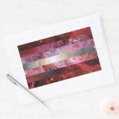 Autocollants du drapeau de la nébuleuse lesbienne (Enveloppe)