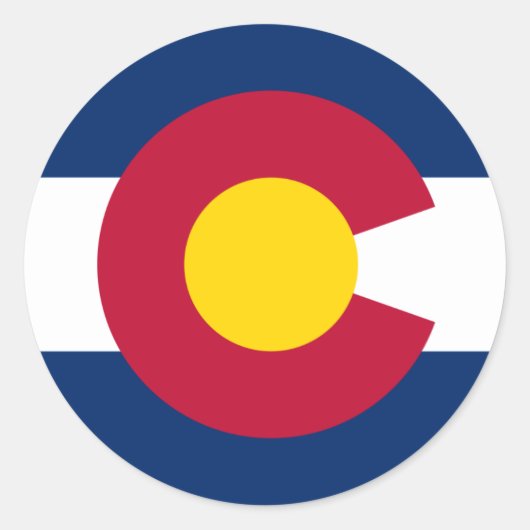 Autocollants du drapeau du Colorado (Devant)