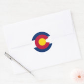 Autocollants du drapeau du Colorado (Enveloppe)