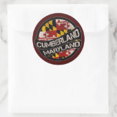 Autocollants du drapeau du Maryland Cumberland (Sac)
