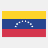autocollants du drapeau du Venezuela (Devant)