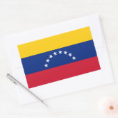 autocollants du drapeau du Venezuela (Enveloppe)