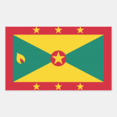 Autocollants du drapeau grenadien (Devant)